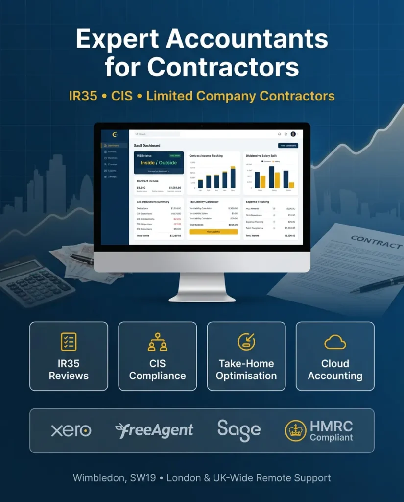 Expert Accountants for Contractors in Wimbledon